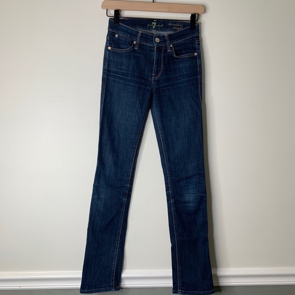 7 For All Mankind Denim - 7 For All Mankind Modern Straight Jeans Size 24.
